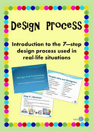Design Process Powerpoint 7 Steps Designers Take Design Technologies Teaching Essentials Curriculum Design Technology