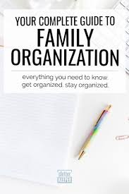 Family Organization Your Complete Guide Clutter Keeper Family Organizer Organization Office Supplies Logo