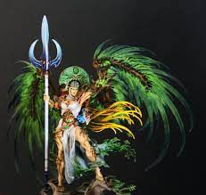 Alarielle The Everqueen Sylvaneth High Elf Miniature Art Art