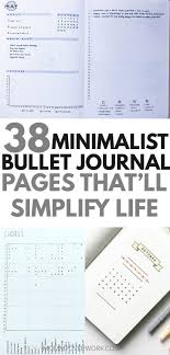 Want A Minimalist Bullet Journal Layout For Inspiration If Your Goal Is To Do Bullet Journal Minimalist Minimalist Bullet Journal Layout Bullet Journal Index