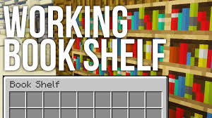 How To Build A Working Bookshelf In Minecraft Youtube
