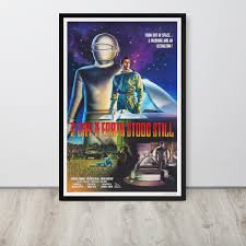 The Day the Earth Stood Still (1951) Vintage Movie Poster - Etsy