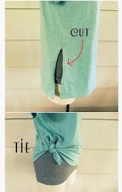 For T Shirts That Are Too Long Diy Fashion Diy Clothes Diy Shirt