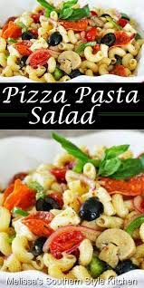 Pizza Pasta Salad Pasta Salad Side Salad Recipes Best Bbq Recipes