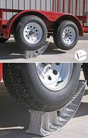 Blaylock Ez Jack And Wheel Chock For Tandem Axle Trailers Aluminum 20 000 Lbs Blaylock Industrie Trailer Tires Trailer Accessories Trailer