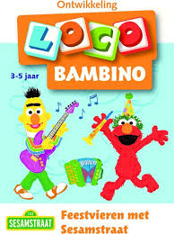 Bol Com Loco Bambino Boekje Feestvieren Met Sesamstraat 3 5 Jaar Games