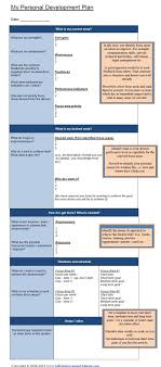 Personal Development Plan Template Personal Development Plan Template Personal Development Plan Career Development Plan