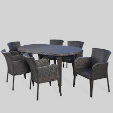 Corsica outdoor wicker round dining table (only) by christopher knight home. Christopher Knight Home Bristle Multi Brown Pe Round Bistro Table Bistro Tables Patio Lawn Garden Fcteutonia05 De