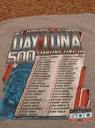 Who will win the daytona 500, and which massive long shot will stun nascar? The Starting Lineup On My Black Market 2018 Daytona 500 Shirt Nascar