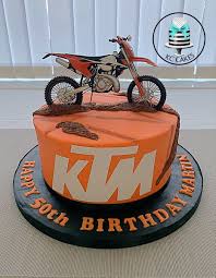 Dirt Bike Ktm Cake Bike Cakes Cake 30 Cake