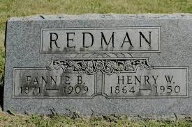 Frances “Fannie” Bradley Redman (1873-1910)