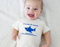 Shark Onesie®, Beach Baby Onesie®, Funny Breastfeeding Onesie®, Little  Shark Onesie®, Shark Birthday, Boy Baby Shower, Teething
