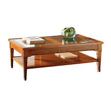 Shaker cottage 2 shelf end table, cherry by bolton furniture, inc. Louis Xvi Style Coffee Table Art 8417 Salda Arredamenti Cherrywood Glass Rectangular
