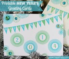Don't forget to check out the funny cards section too, as many of those designs are great birthday cards for her too. Free Printable New Years Greeting Cards At A Littleclaireification Com Newyears Printables Free New Year Greeting Cards Paper Crafts Cards Greeting Cards
