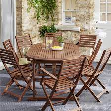 Wilko Wooden Extending 8 Seat Set Wilko