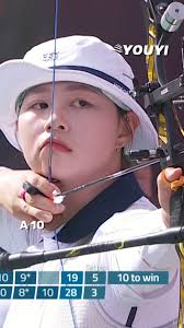 @Olympics champion UNDER PRESSURE 😬🔥 #archery