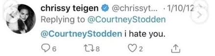 The model and tv personality, known for her engaging presence. Chrissy Teigen S Horrible Celeb Trolling Including Nine Year Old Child Star And Courtney Stodden Daily Record