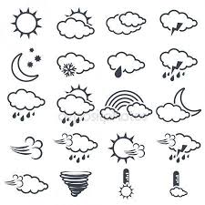 Wenn ihr glaubt, dass ihr. Satz Von Wetter Symbole Stockillustration Schaf Zeichnen Wetter Symbole Illustration