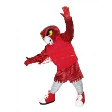 College Red Owl Mascot Costume Cartoon Mascot Costumes Red Owl Mascot Costumes