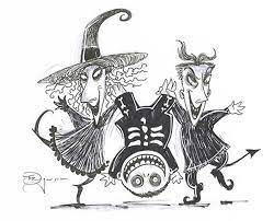When nightmare before christmas director henry selick first started bringing tim burton's character designs to life, he had no idea that by 2018, they'd be to see the surprising origins of your favorite characters, watch the video above. Pin By Blair On Tim Burton Genius Nightmare Before Christmas Tattoo Nightmare Before Christmas Drawings Nightmare Before Christmas Characters