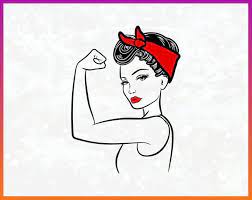 Pin On Rosie The Riveter Svg
