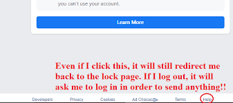 Ad account locked on 365 side, cannot unlock it. This Is Not The First Time My Account Get Locked From Facebook For No Reasons But This Time Is Worse I Cannot Do Anything To Unlock It Because It Keeps Redirecting Me