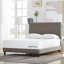 Softsea 12 Inch Cooling Gel Memory Foam Mattress In A Box For A Medium Comfort