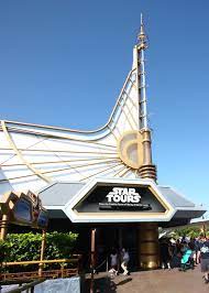 I don't think any star wars characters are in any parades yet but there is always a chance of spotting one in the park. Star Tours The Adventures Continue Wikipedia