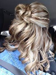 Prom Hair 2015 Curly Braid Half Up Hair Styles Homecoming Hairstyles Curly Hair Styles