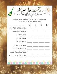 Tips and tricks to set the table for the new year! New Years Eve Party Game Scattergories Game Printable Family New Year S Eve Game Nye Party Games Wedding New Years Ideas Instant Download Party Supplies Party Favors Games Lifepharmafze Com