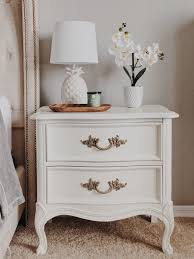 Antique french country side table cabinets w/ marble, circa 1880 ($400 for the pair)) French Provincial Nightstand French Provincial Dresser Makeover French Provincial Decor Living Room Furniture Makeover