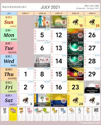 A lunar calendar is based on the monthly cycle of the moon's phases. Malaysia Calendar Year 2021 Malaysia Calendar