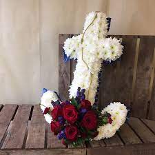 We also provide wedding flowers. Anchor Funeral Tribute Anchor Tribute Navy Funeral Flowers Cambridge Florists Cambridge Funerals
