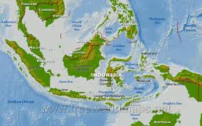 Rohfassung der inhalte des lernplakats. Indonesien Gebirge Map Karte Von Indonesien Gebirge Sud Ost Asien Asien