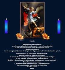 Fresco de san miguel arcángel en la iglesia de taxiarches. Oracion A San Miguel Arcangel Vela Azul Namaste Oraciones Arcangel Miguel San Miguel Arcangel