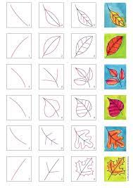 Easy How To Draw A Leaf Tutorial And Leaf Coloring Page Fall Leaf Art Projects Autumn Leaves Art Fall Art Projects
