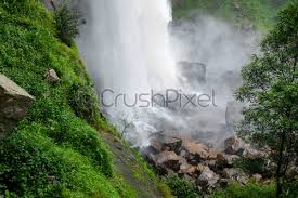 Maybe you would like to learn more about one of these? Jungle Beautiful Waterfall Mountain River Stream Landscape Large Waterfall In Stock Photo Crushpixel