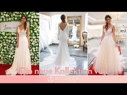 Wir haben für euch 100 hochzeitstage und ihre bedeutungen aufgeschrieben. Brautkleider Trends 2021 Einblicke In Die Neue Modeca Kollektion Youtube