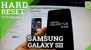Draw an unlock pattern (connecting at least 4 dots) then tap continue. Hard Reset Samsung I9100 Galaxy S Ii How To Hardreset Info
