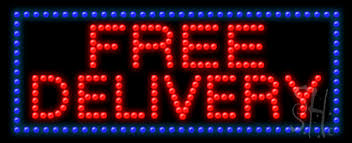 Free Delivery Animated LED Sign - Business LED Signs - Everything Neon