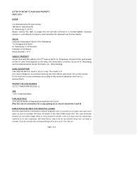 49 Free Letters Of Intent To Purchase Real Estate Business Land