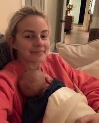 One year ago today our beautiful baby girl joined our family ❤️ Here she  was at 2 weeks old! Happy Birthday Auty pops, what a blessing you are 🌸