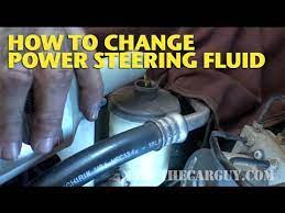 How to change power steering fluid. How To Change Power Steering Fluid Ericthecarguy Youtube