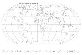 free world projection printable maps clip art maps