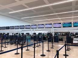 Notices, and terminal details it is suggested that you arrive at the airport for domestic flights 2 hours, and for international flights three hours prior to scheduled departure. Terminal 4 At Cancun Airport Mapchick Maps Travel Guides