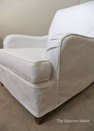 White Canvas Slipcover For Lovely Vintage Chair Slipcovers For Chairs Vintage Chairs Furniture Slipcovers