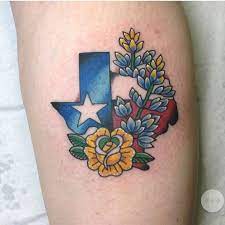 Texas floral saddelry pattern tattoos. Texas Tattoos Tattoos Bluebonnet Tattoo