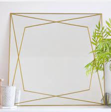 The gold deco square mirror is an imposing statement mirror for a truly stunning wall decoration. 20 Diy Mirror Projects That Are Fun And Easy To Make
