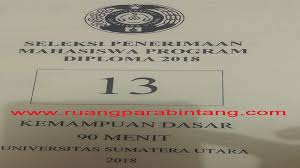 Dokumen serupa dengan soal ujian masuk perguruan tinggi negeri. Soal Asli Ujian Diploma 3 Universitas Sumatera Utara Tahun 2018 Wajib Dipelajari Ruang Para Bintang Berbagi Informasi Tentang Ptn Dan Pembahasan Soal Soal
