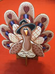Ooak Turkey Hand Painted Wooden Standing Etsy In 2020 Thanksgiving Wood Crafts Thanksgiving Decorations Diy Fall Arts And Crafts